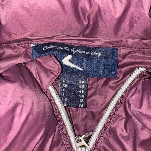 Horze Laurel Womens L;ightweight Quilted Down Vest-14-Fair Condition - Picture 5 of 9